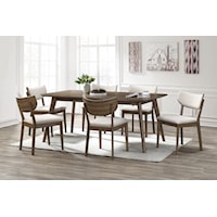 Mid-Century Modern 7-Piece Dining Set