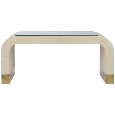 Waterfall Coffee Table - Cream