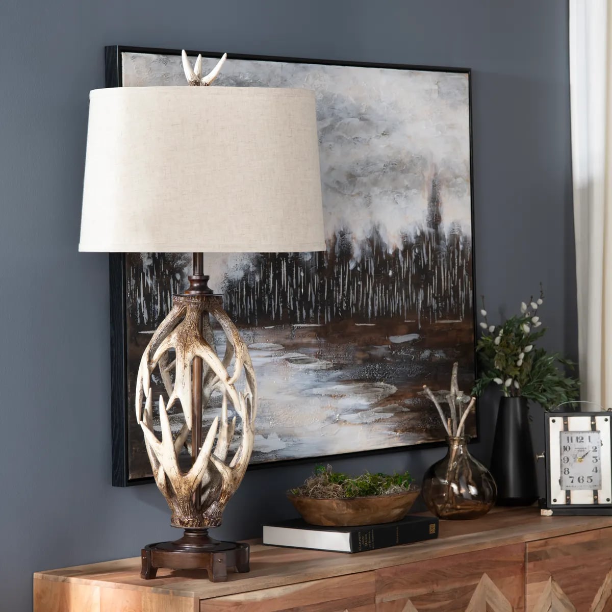 Billings Antler Table Lamp
