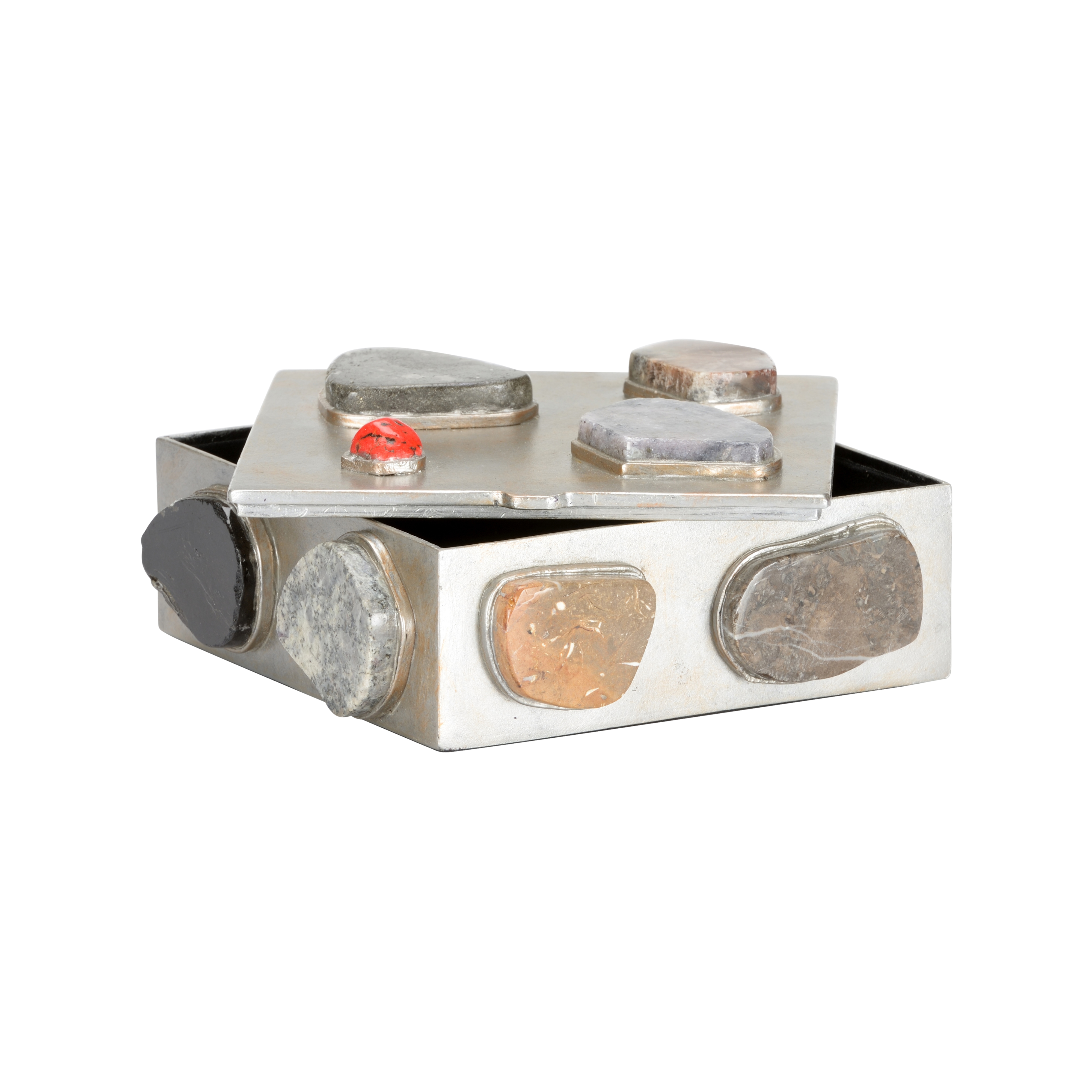 Chelsea House Chelsea House Misc Caribbean Gold Jewelry Box-Square (Sm)