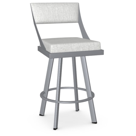 Upholstered Counter Height Swivel Stool