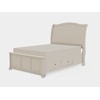 Mavin Kingsport Full Upholstered Bed Right Drawerside