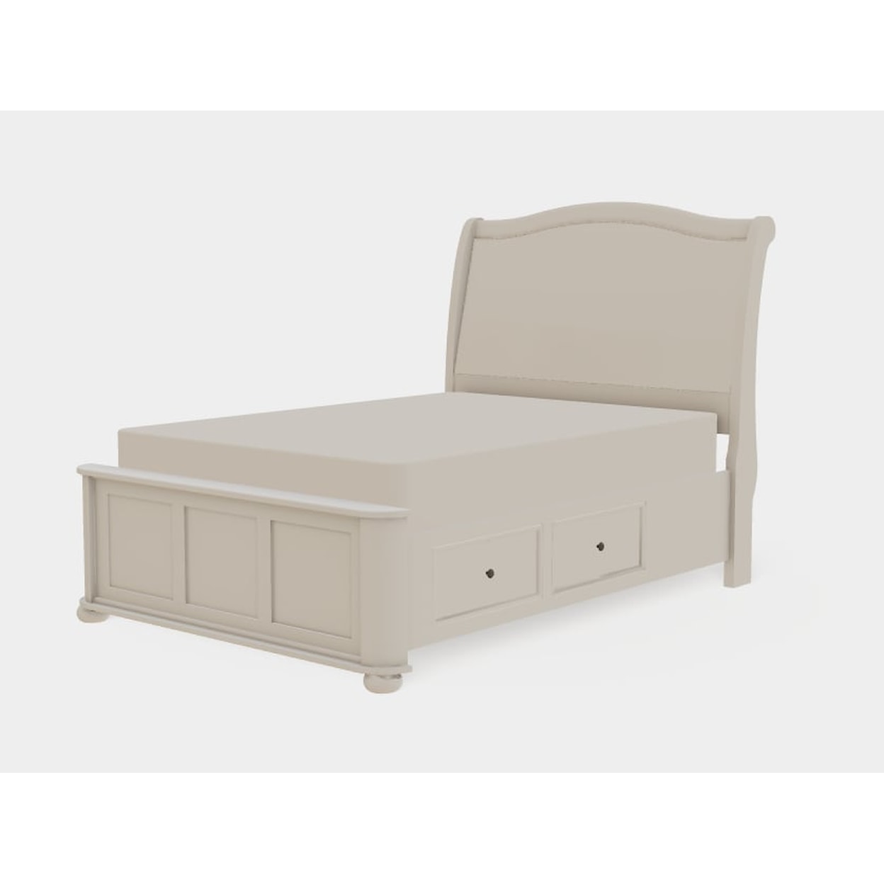 Mavin Kingsport Full Upholstered Bed Right Drawerside