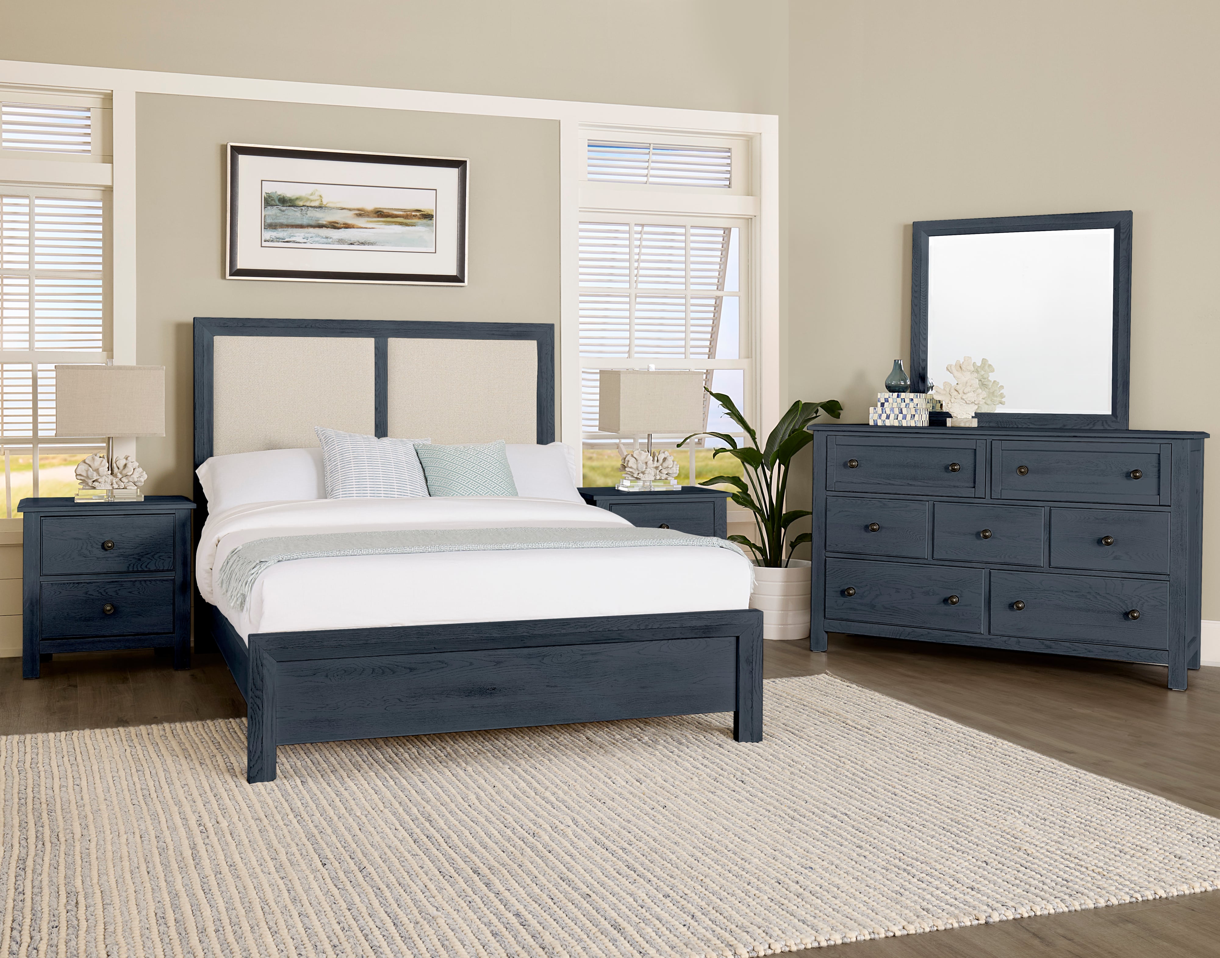 Artisan & Post Custom Express California King Panel Upholstered Bed