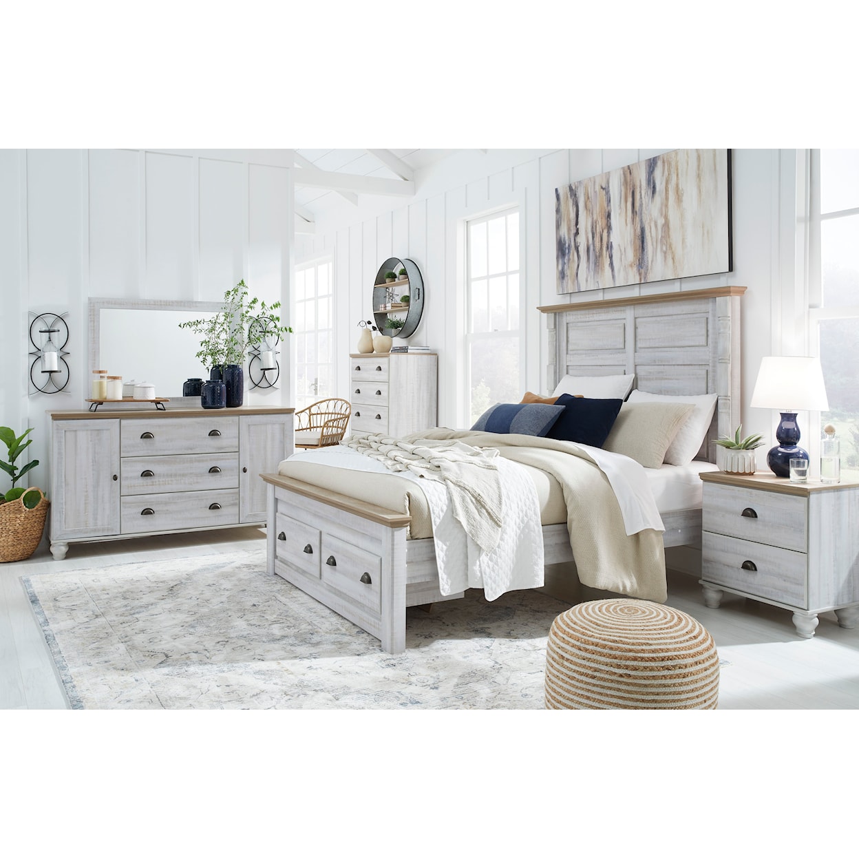 Signature Design Haven Bay Queen Bedroom Set