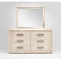Contemporary Dresser & Mirror Set