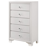 Glam Five Drawer Chest