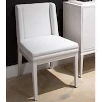Contemporary Upholstered Host Side Chair