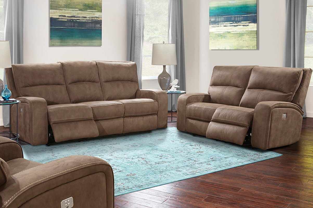 Parker Living Polaris Power Reclining Sofa and Loveseat Set