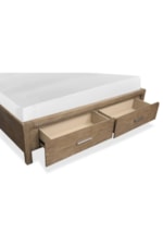 Storage Footboard with Two Drawers