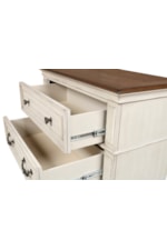 New Classic Anastasia Farmhouse 5-Drawer Chest with Velvet-Lined Drawers