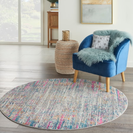 4&apos; Round  Rug