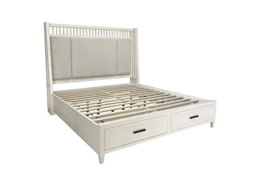 Americana Modern King Shelter Bed by Paramount Furniture at Reeds Furniture