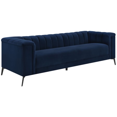Chalet Tuxedo Arm Tufted Sofa