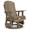 Ashley Furniture Signature Design Hyland wave Outdoor Swivel Glider Chair