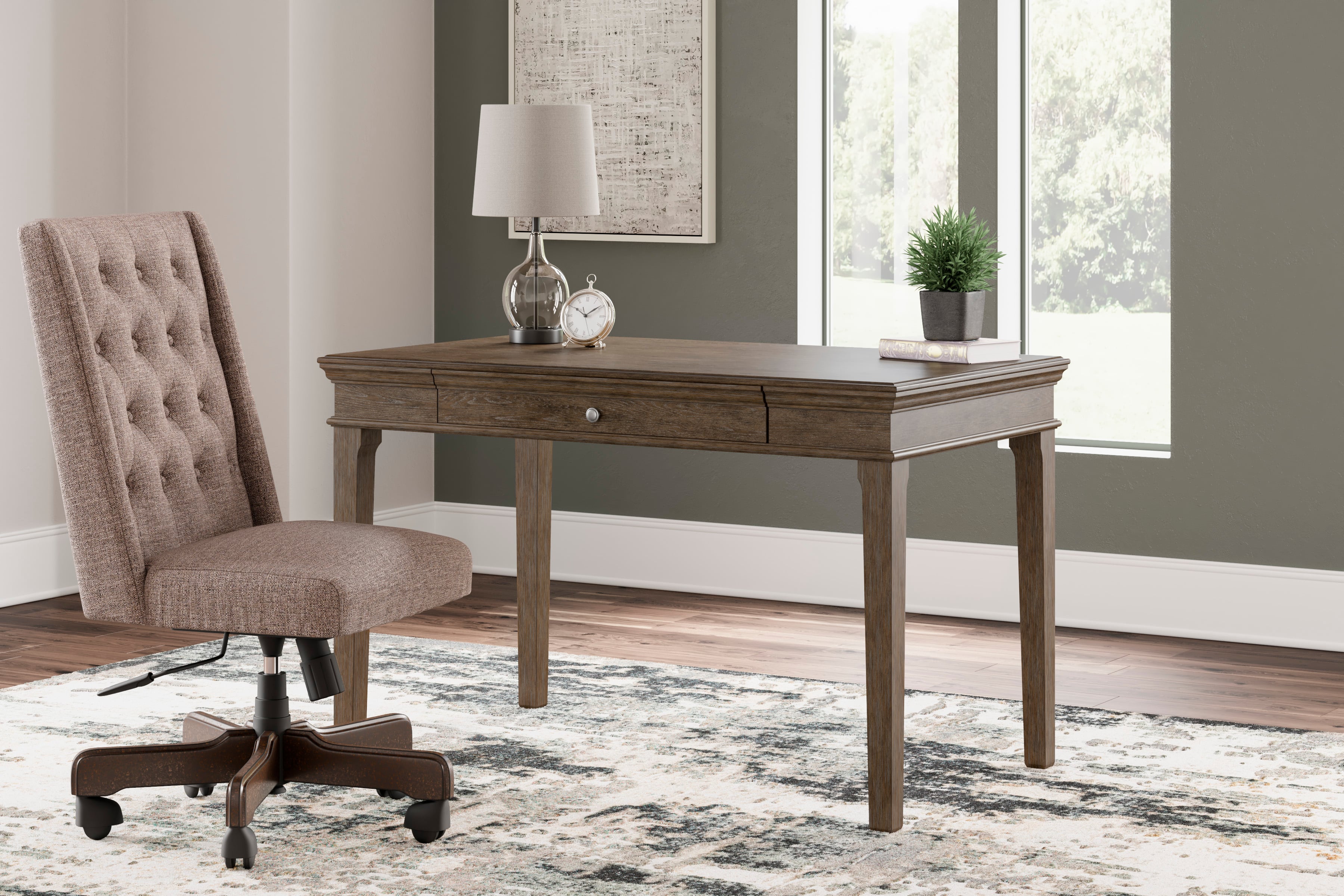 Ashley Signature Design Janismore H77610 Home Office Small Leg Desk