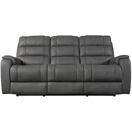 Power Headrest &amp; Lumbar Reclining Sofa