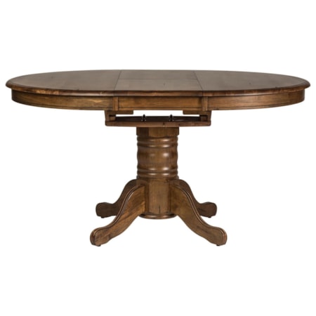 Oval Pedestal Dining Table