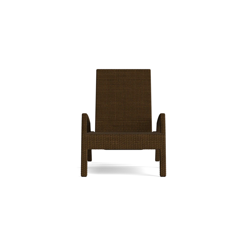 Stacking Adj. Wicker Chaise Lounge