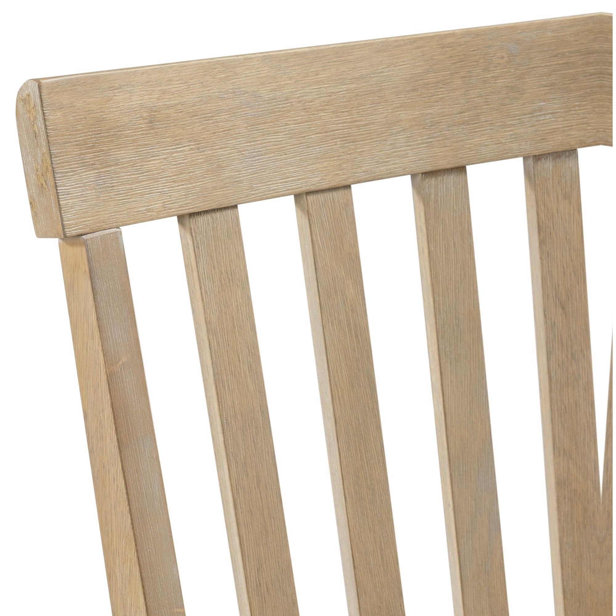 Elements International Lakeview Slat Back Side Chair