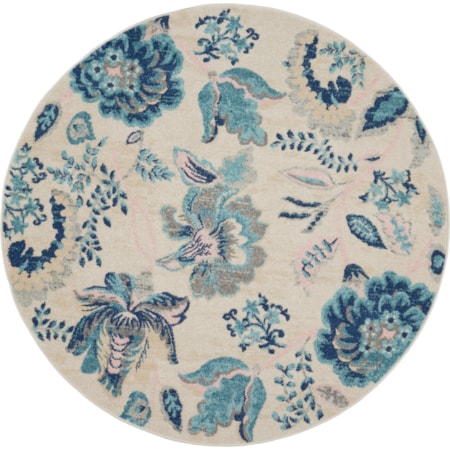 5'3" Round  Rug