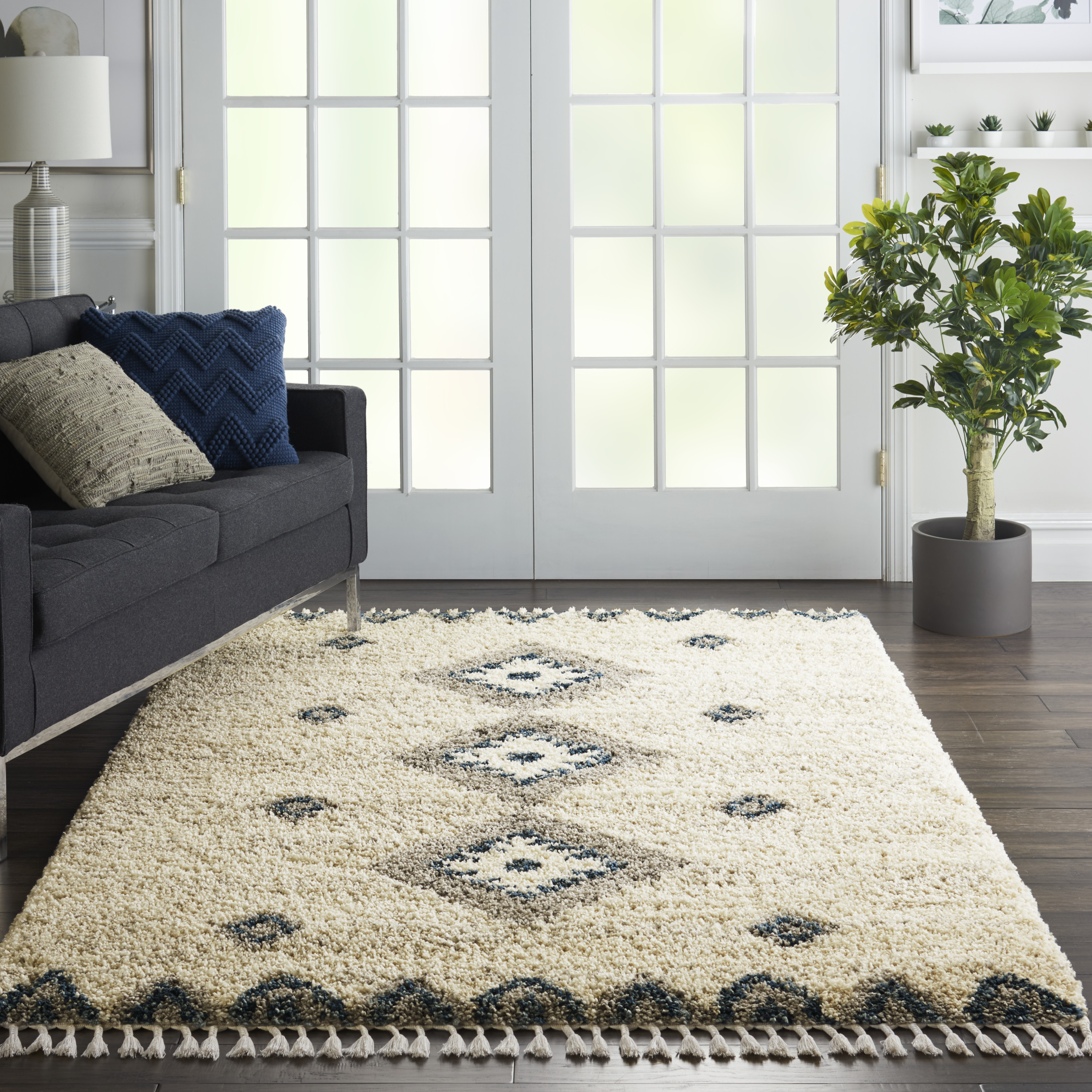 Nourison Oslo Shag 4' x 6'  Rug