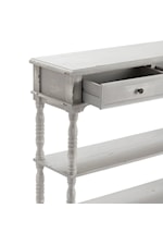 Crestview Collection Weston Traditional 2-Drawer Console Table