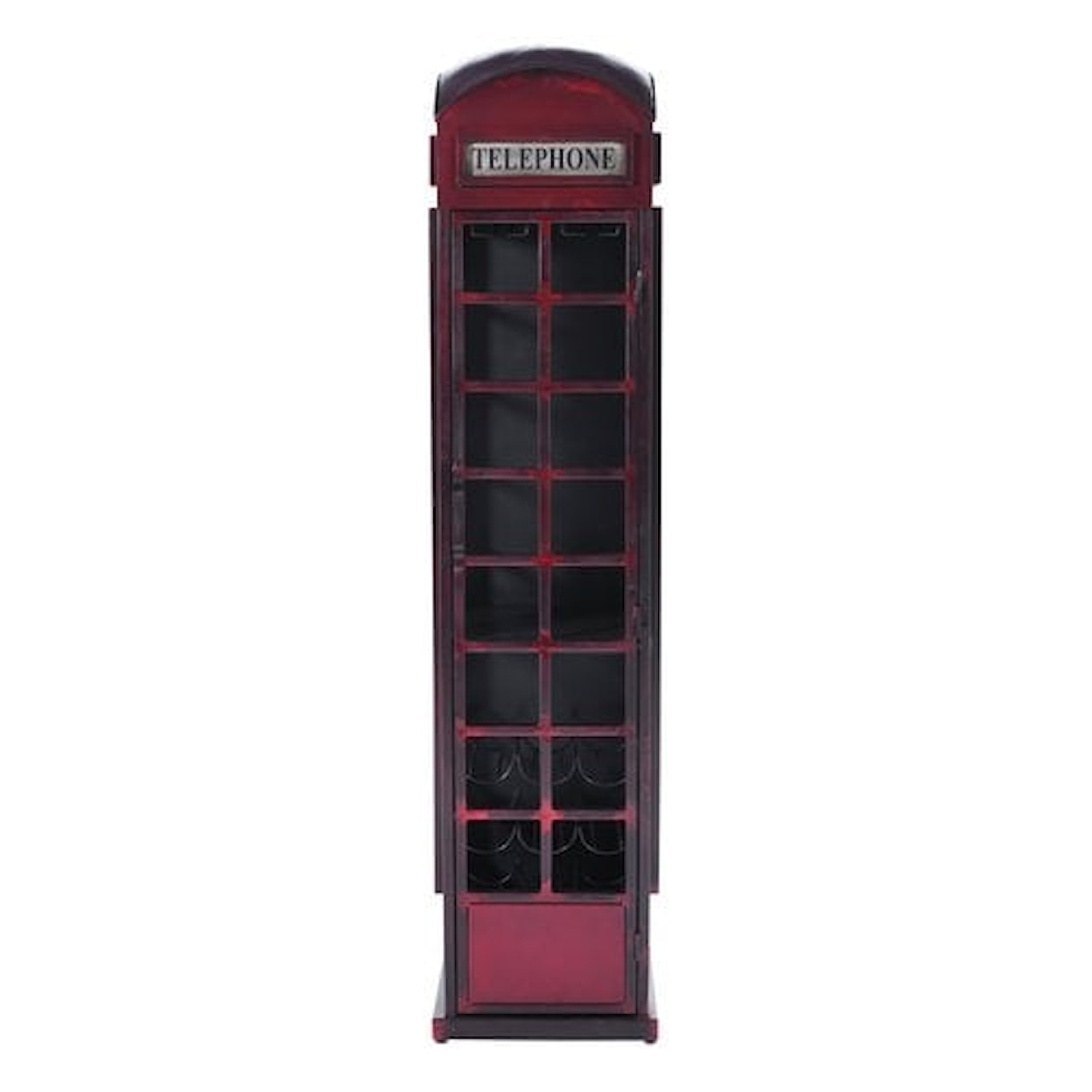 Jofran Glory Days Vintage Telephone Booth Bar