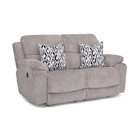 Casual Dual Power Reclining Loveseat with USB Port