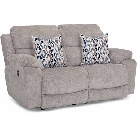 Casual Dual Power Reclining Loveseat with USB Port