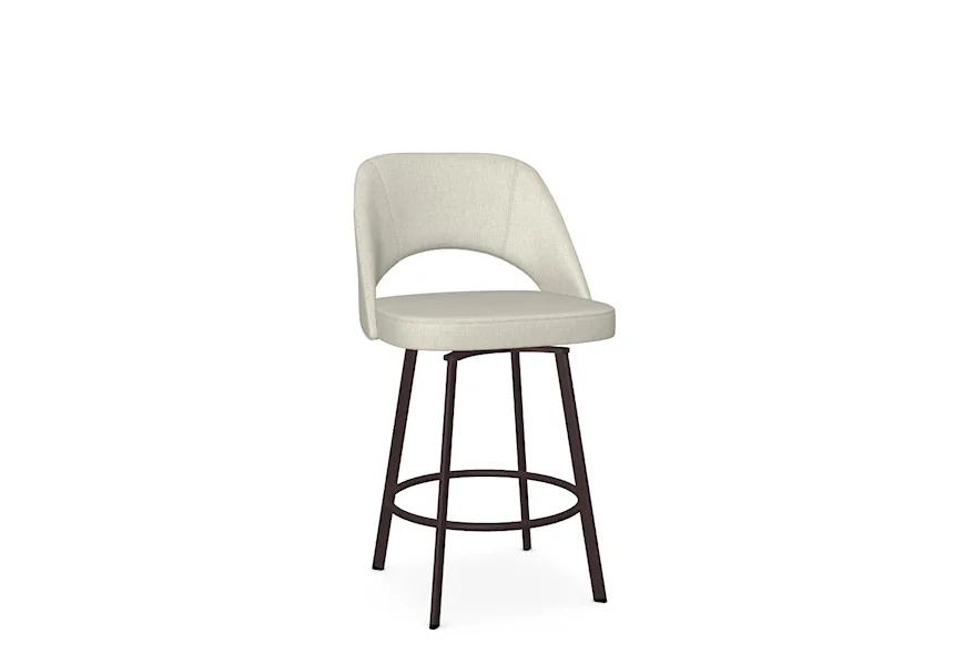 Boudoir Swivel Stool  by Amisco at Esprit Decor Home Furnishings