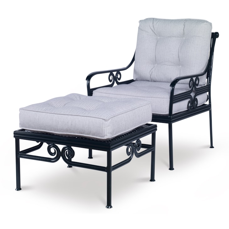 Century Thomas O'Brien Outdoor Outdoor Metal Lounge Chair
