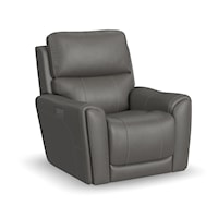 Casual Power Recliner with Power Headrest and Lumbar