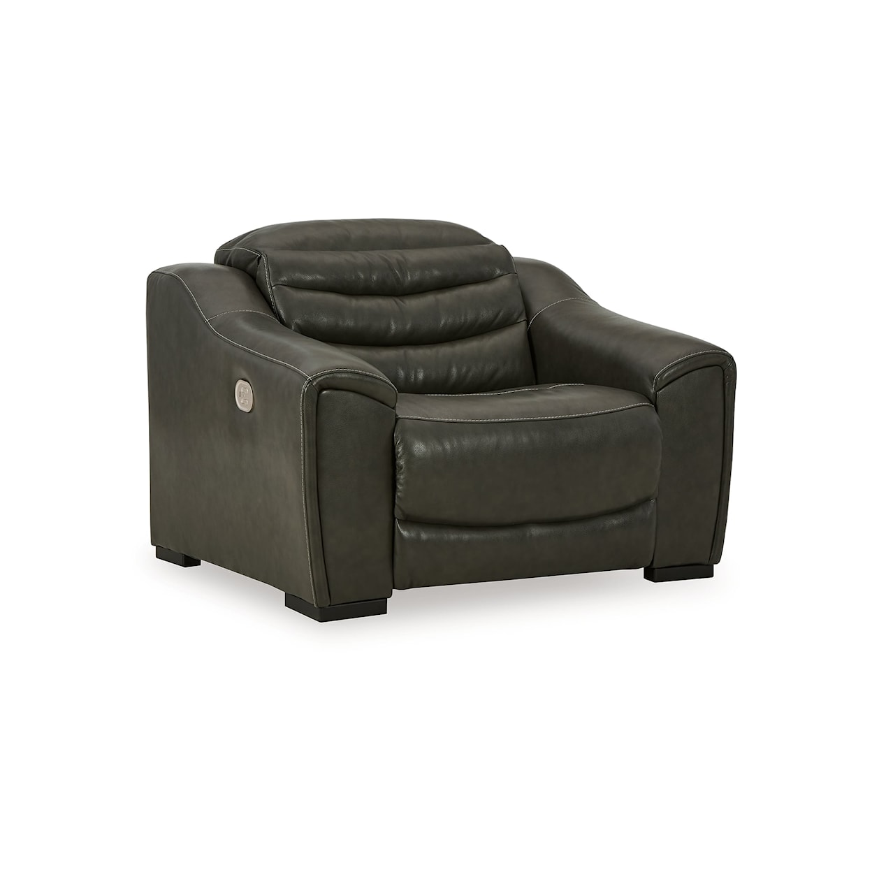 Signature Design by Ashley Center Line PWR Recliner/ADJ Headrest