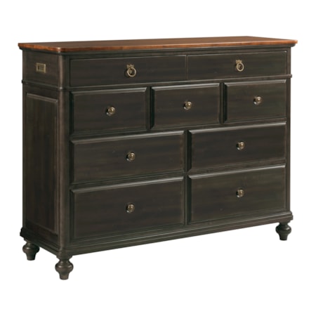 9-Drawer Bureau Dresser