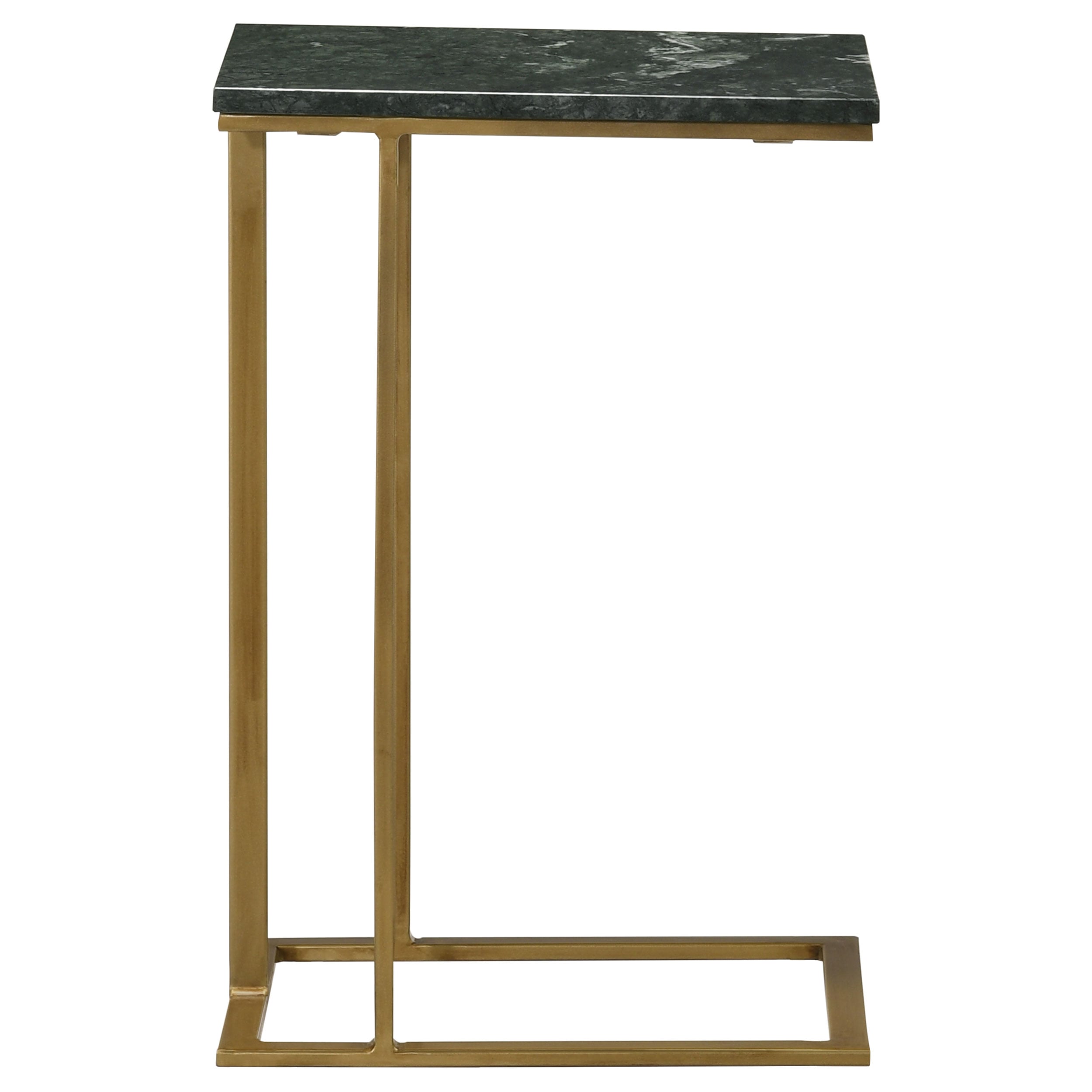Coaster Vicente Marble Top C-Shaped Sofa Side Table