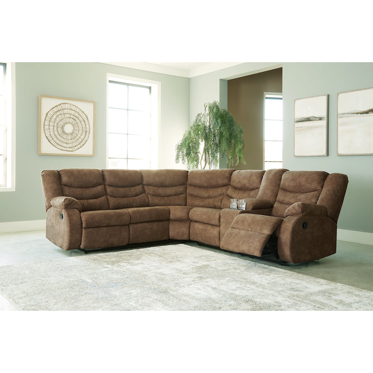 Michael Alan Select Partymate Reclining Sectional