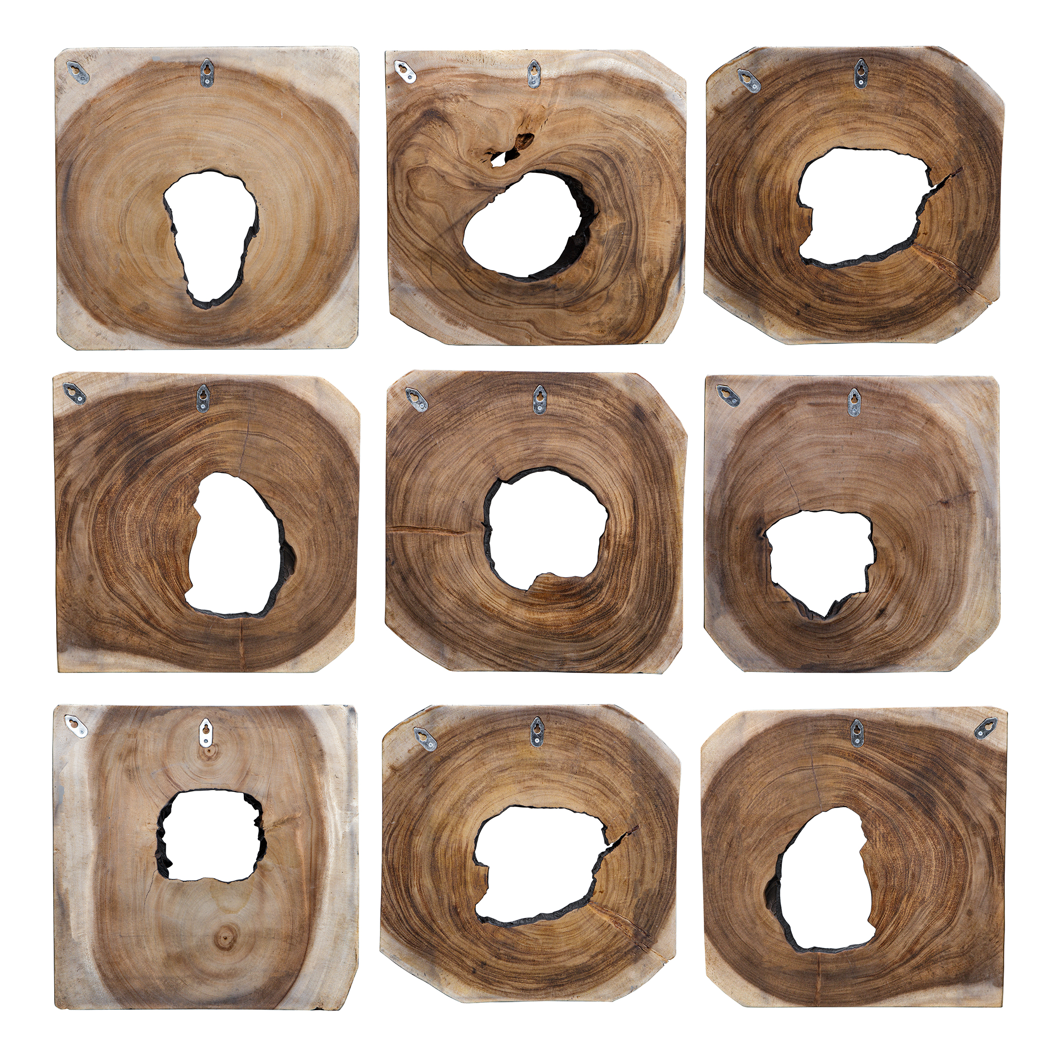 Uttermost Bahati Bahati Ebony Wood Wall Art S/9