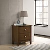 New Classic Gemini 2 Drawer Nightstand