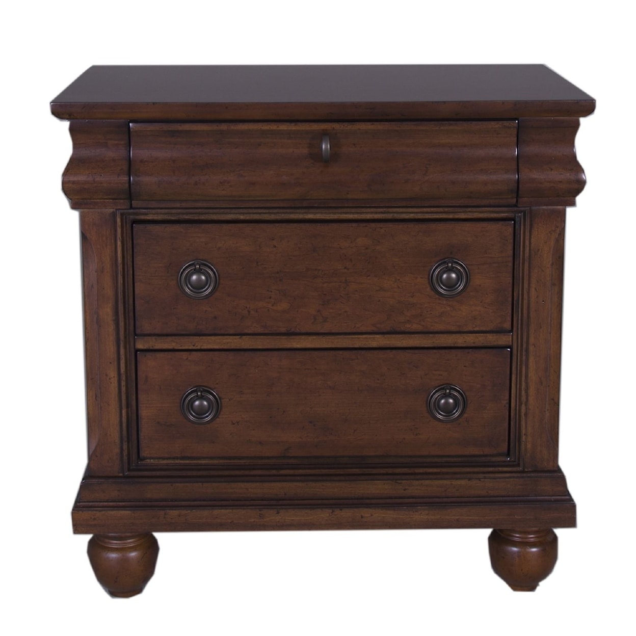 Liberty Furniture Rustic Traditions Three-Drawer Night Stand