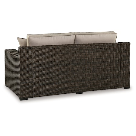 Outdoor Loveseat With Cushion