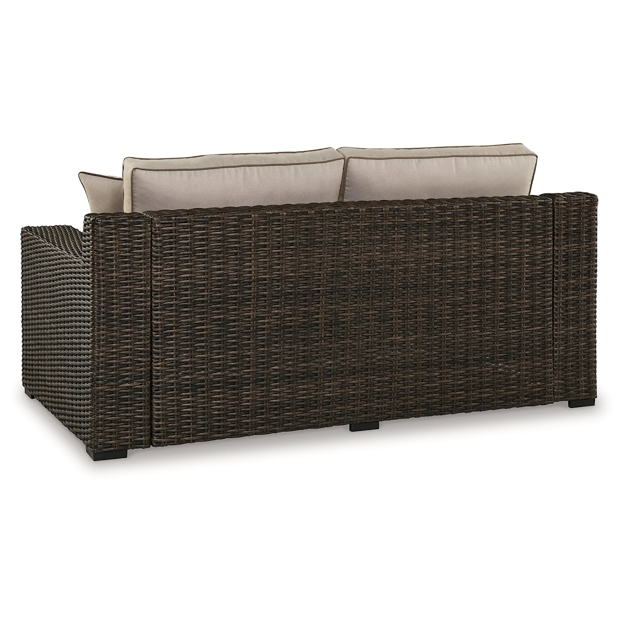 Signature Design by Ashley Coastline Bay Outdoor Loveseat With Cushion