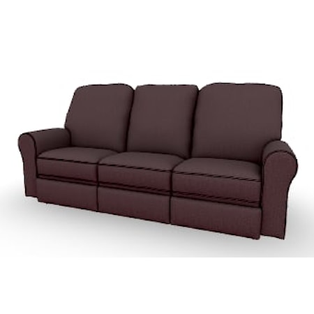 Power Reclining Space Saver Sofa