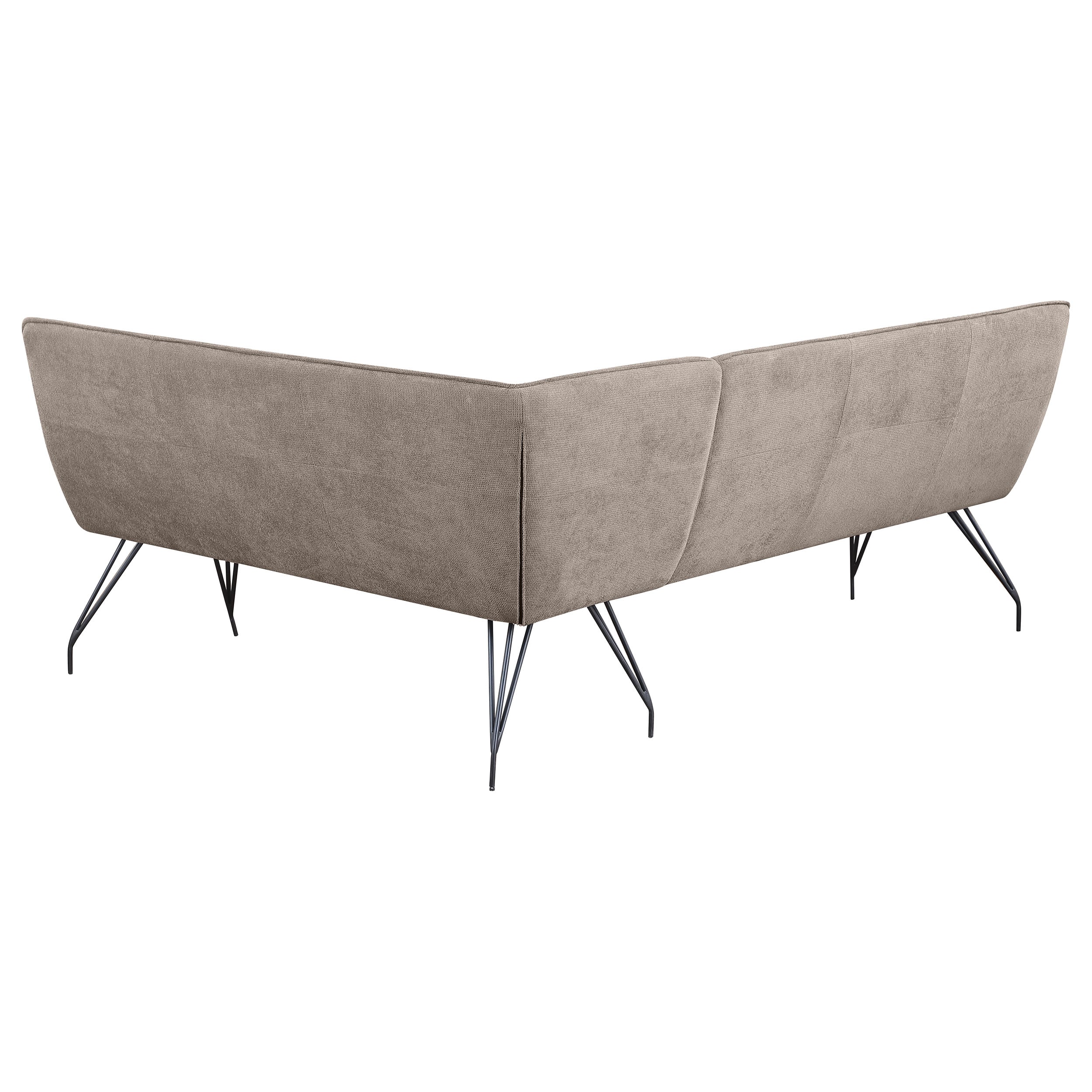 Dodson Fabric L-Shaped Nook Dining Bench