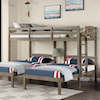 Furniture of America HORTENSE Triple Twin Bunk Bed