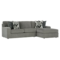 Hynde 2-Piece Contemporary L-Shape Sectional Sofa