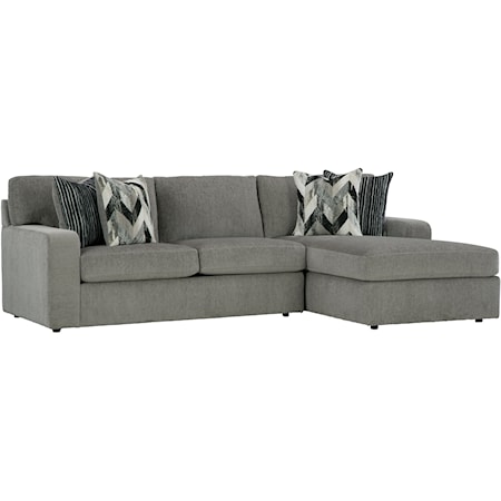 Hynde 2-Piece Contemporary L-Shape Sectional Sofa