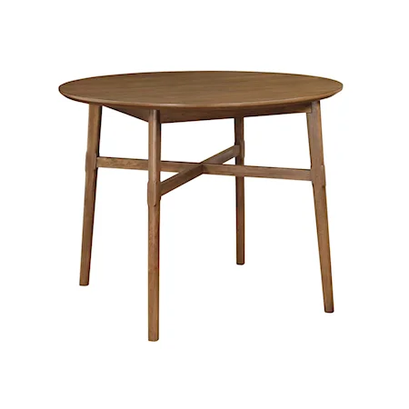 Mid-Century Modern 46-Inch Round Counter Table