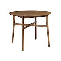 Mid-Century Modern 46-Inch Round Counter Table