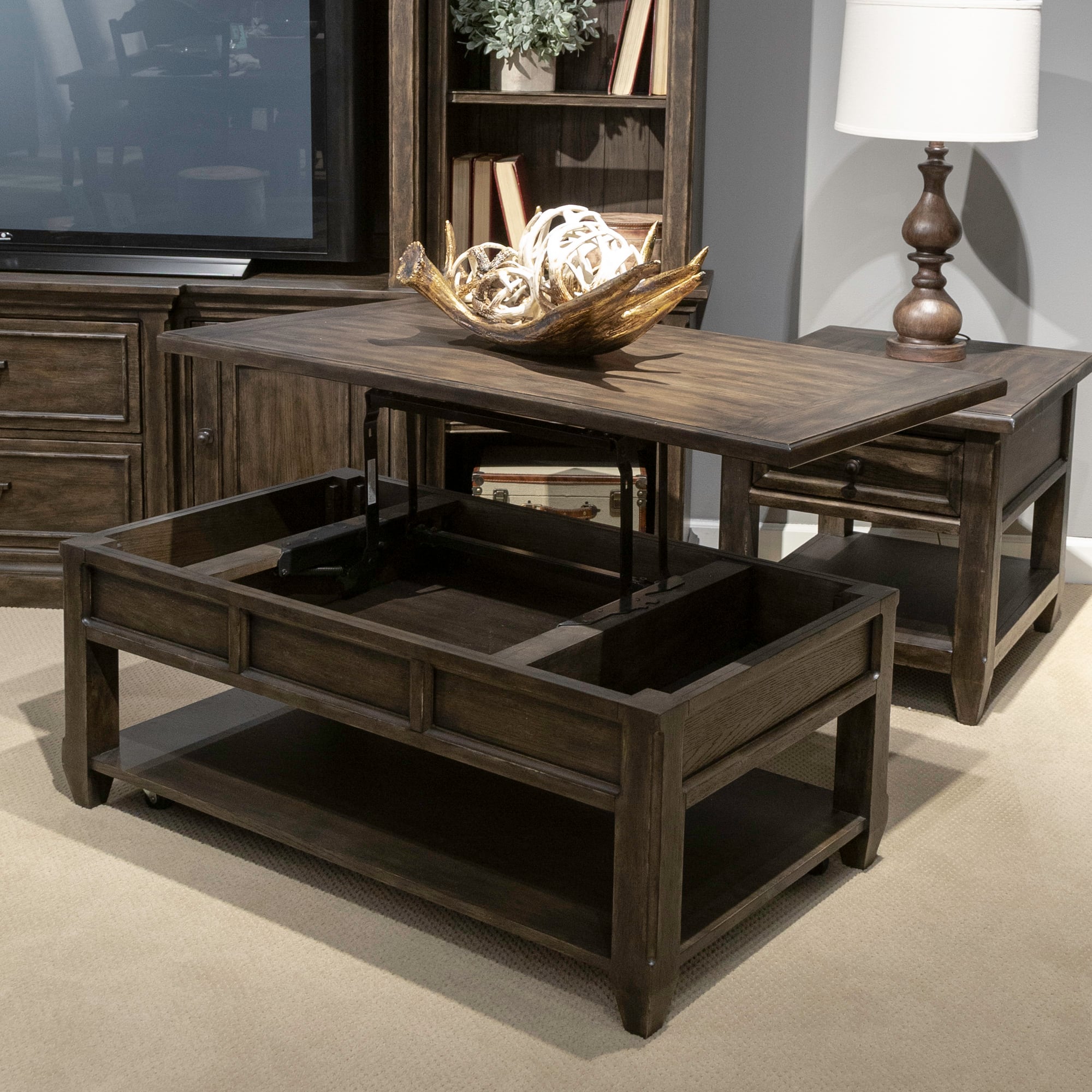 Liberty Furniture Paradise Valley Lift Top Cocktail Table